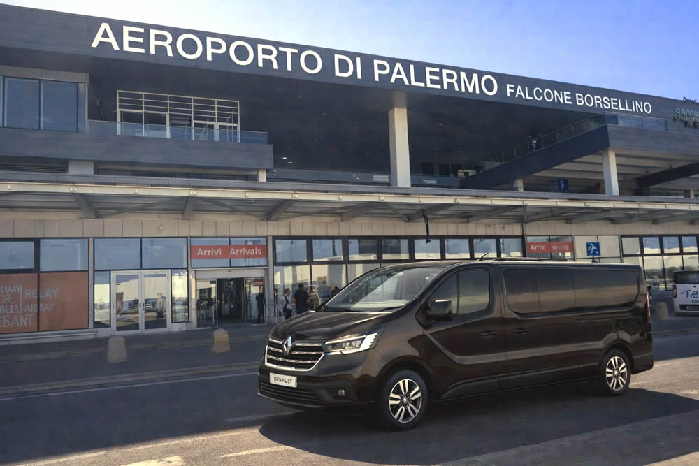 Minivan per transfer condiviso da e per l�aeroporto di Palermo verso San Vito Lo Capo